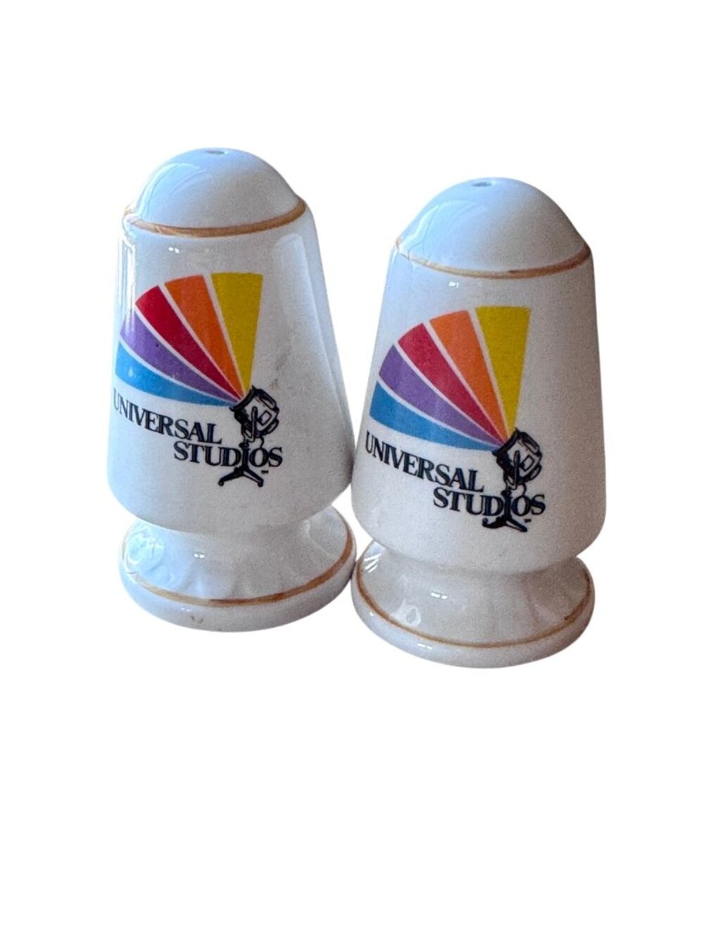 Universal Studios Vintage Ceramic Salt Pepper Shakers